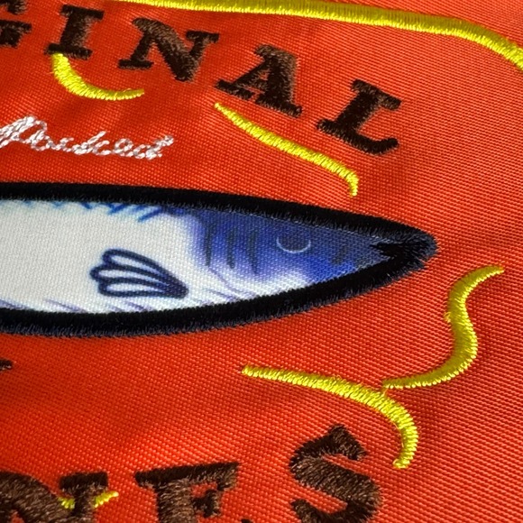 Viral Sardine Can Shiny Bag Embroidered Textured Cosmetic Pouch‎ Funky Unique - Picture 12 of 15